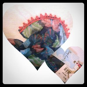 Mixed Butterfly Scarf